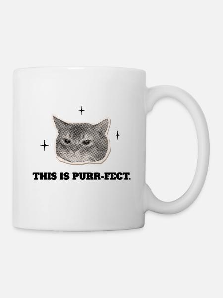 The Purr-fect Cat - Mug - white