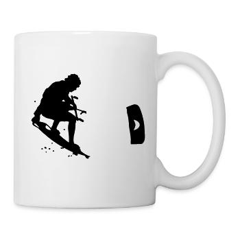 Kitesurfing - Tasse - Weiß - Rechts