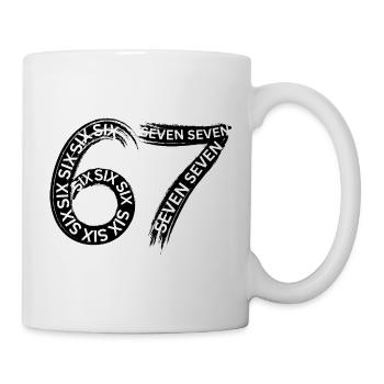 Six Seven Kids Meme 6 7 - Tasse - Weiß - Rechts