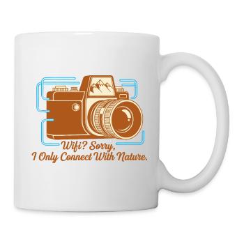 Nature instead of Wi-Fi - Mug - white - Right