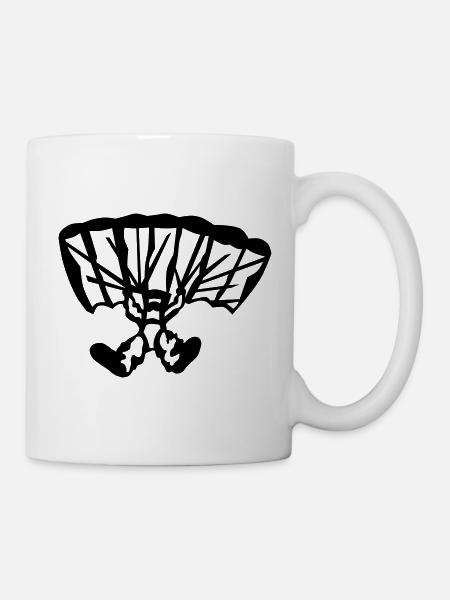 Fallschirmspringer - Tasse - Weiß