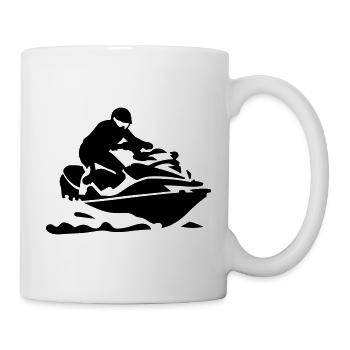 Jetski - Tasse - Weiß - Rechts