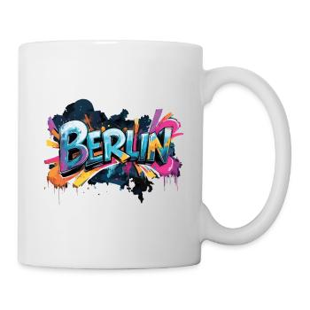 Berlin Graffiti Font Street Art Urban Style - Mug - white - Right