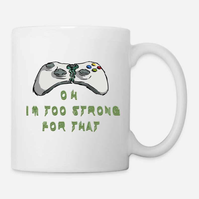 Fort. Trop fort pour jouer - Mug blanc - blanc