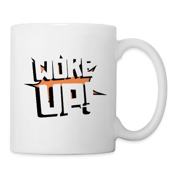 woke up - Mug - white - Right