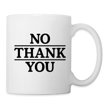 No Thank You - Mug - white - Right