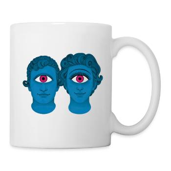 CYCLOPS IN LOVE - nice people - Mug - white - Right