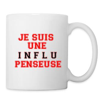 Ich bin ein Influencer - Tasse - Weiß - Rechts