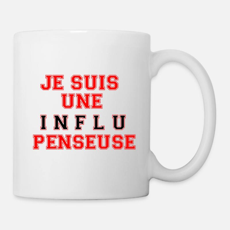 Je suis une influpenseuse - Mug blanc - blanc