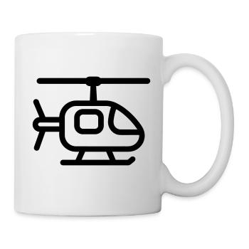 helicopter - Mug - white - Right