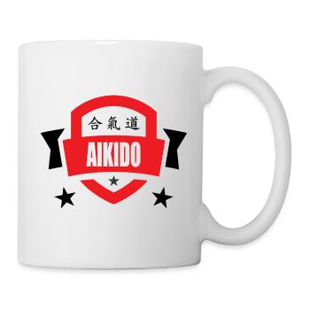 Aikido – Kampfsport – Aikido - Tasse - Weiß - Rechts