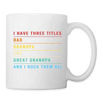 Opa Enkel Enkelkind Opi Großvater - Tasse - Weiß - Rechts