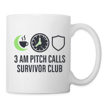 Startup Founder Survivor Burnout Recover - Mug - white - Right