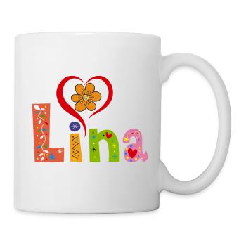 Lina Nom Tee - Mug blanc - blanc - Droite
