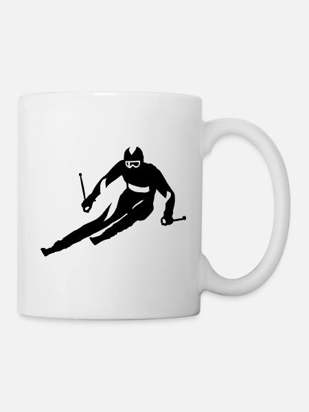 Ski - Tasse - Weiß