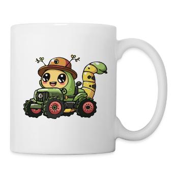 Worm Tractor Farmer - Mug - white - Right