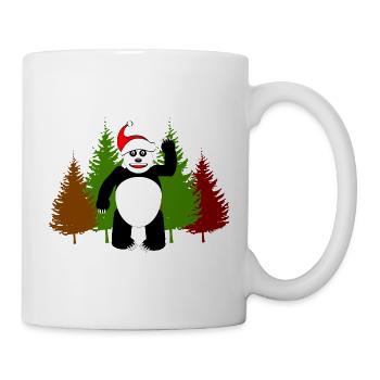 PÈRE NOËL PANDA - Mug blanc - blanc - Droite