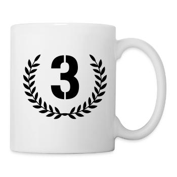 3 Kranz - Tasse - Weiß - Rechts