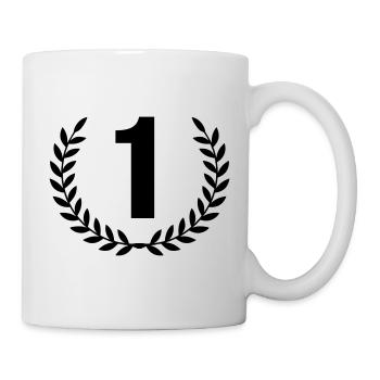 1 Kranz - Tasse - Weiß - Rechts