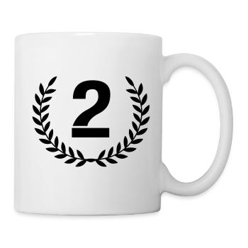 2 Kranz - Tasse - Weiß - Rechts
