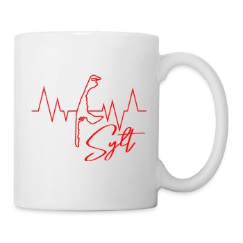 Vacances en mer du Nord SYLT Island Wadden Sea Fun - Mug blanc - blanc - Droite