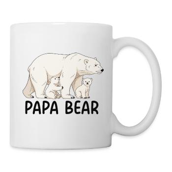 Papa Bear - Tasse - Weiß - Rechts
