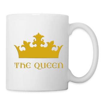 La Reine - Mug blanc - blanc - Droite