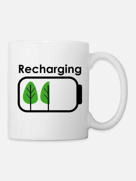 Nachladend - Tasse - Weiß
