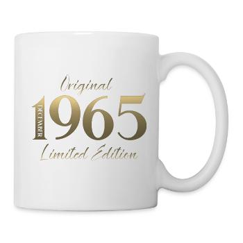 60e anniversaire Original Décembre Millésime 1965 - Mug blanc - blanc - Droite