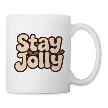 Stay Jolly Holly Christmas - Mug - white - Right