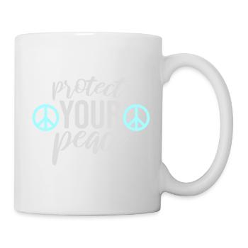 Protect Your Peace Mental Health Mindfulness - Mug - white - Right
