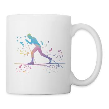 Ski de fond Ski de fond - Mug blanc - blanc - Droite