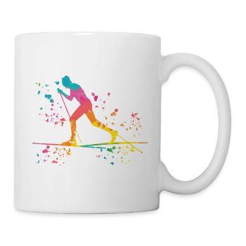 Ski de fond Ski de fond - Mug blanc - blanc - Droite