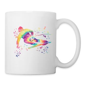 Ski alpin Sports d’hiver Ski nordique - Mug blanc - blanc - Droite