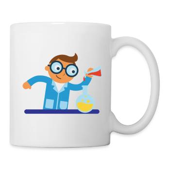 Héros du laboratoire de découverte de chimie - Mug blanc - blanc - Droite
