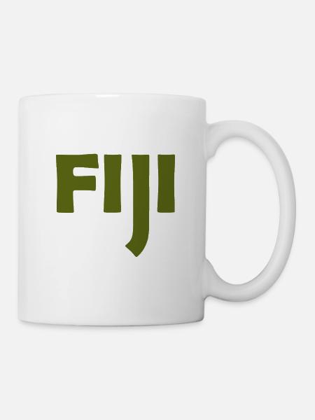Fiji - Fidschi - Inseln - Pazifik - Südsee - Tasse - Weiß