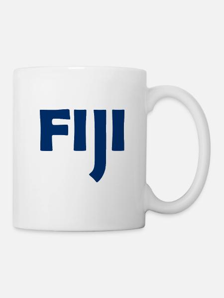 Fiji - Fidschi - Inseln - Pazifik - Südsee - Tasse - Weiß