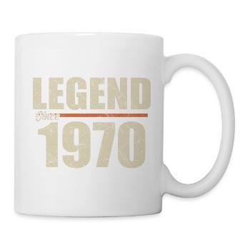 Geburtstag 1970 | Legende seit 1970 - Tasse - Weiß - Rechts