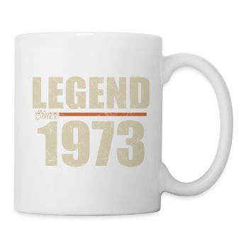 Geburtstag 1973 | Legende seit 1973 - Tasse - Weiß - Rechts