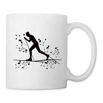 Ski de fond Ski de fond - Mug blanc - blanc - Droite