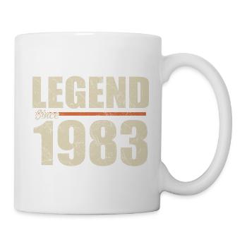 Anniversaire 1983 | Légende depuis 1983 - Mug blanc - blanc - Droite