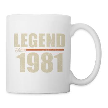 Genial seit 1981 - Tasse - Weiß - Rechts