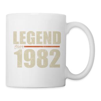 Anniversaire 1982 | Légende depuis 1982 - Mug blanc - blanc - Droite