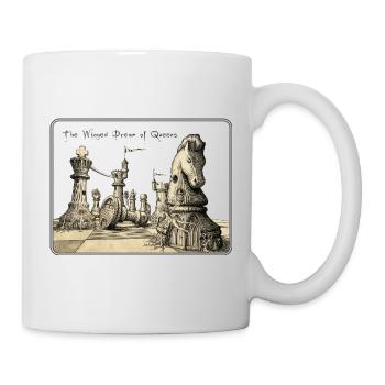Geflügelter Traum der Königinnen - Tasse - Weiß - Rechts