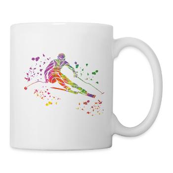 Alpine skiing Winter sports Nordic skiing - Mug - white - Right