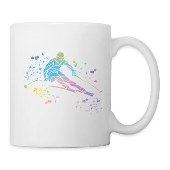 Alpine skiing Winter sports Nordic skiing - Mug - white - Right