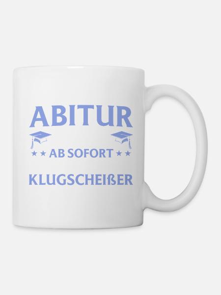 Abitur geschafft 2026 Bestandene Abschlussprüfung - Tasse - Weiß