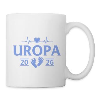 Befördert zum Uropa 2026 Babyparty - Tasse - Weiß - Rechts