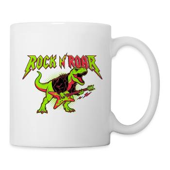 Rock N Roar Dino Rocker - Mug blanc - blanc - Droite