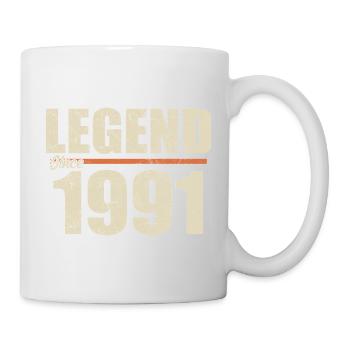 Anniversaire 1991 | Légende depuis 1991 - Mug blanc - blanc - Droite